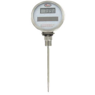 Dwyer Digital Solar-Powered Bimetal Thermometer, Series DBT